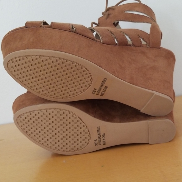 Qupid "Ardor " gladiator wedges - Picture 7 of 8